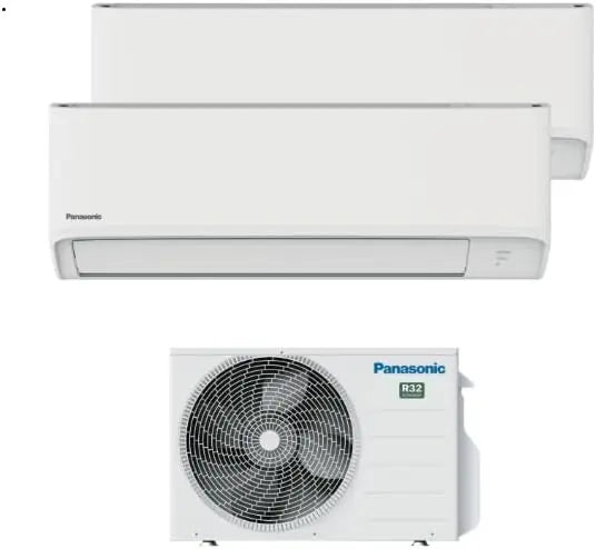 Panasonic Aire acondicionado CU-2Z41CBE Linea Rz, Dual-Split, 9000+9000 BTU, tecnología NanoeTM X, Aerowings, de velocidad variable, WiFi integrado