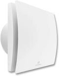 Aerauliqa QD100HTBB, Aspirador axial diam.99mm, 8W, 83m3/h, cód. 003140, con control de humedad y temporizador