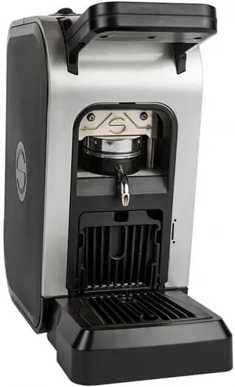 Generico Cafetera de cápsulas ESE de 44 mm con filtro de papel Spinel Ciao gris metal plateado + conjunto de degustación monodosis de Il Caffè dell'