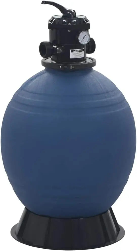 ZEYUAN Filtro de Arena de Piscina válvula de 6 Posiciones, Depuradora Piscina, Depuradora Arena, Arena para Depuradora Piscina, Azul 560 mm