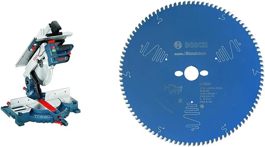 Bosch profesional GTM 12 JL, Sierra circular de mesa combinada (1800 W, 3800 rpm, Ø disco de sierra 305 mm, láser, 305x30x96D
