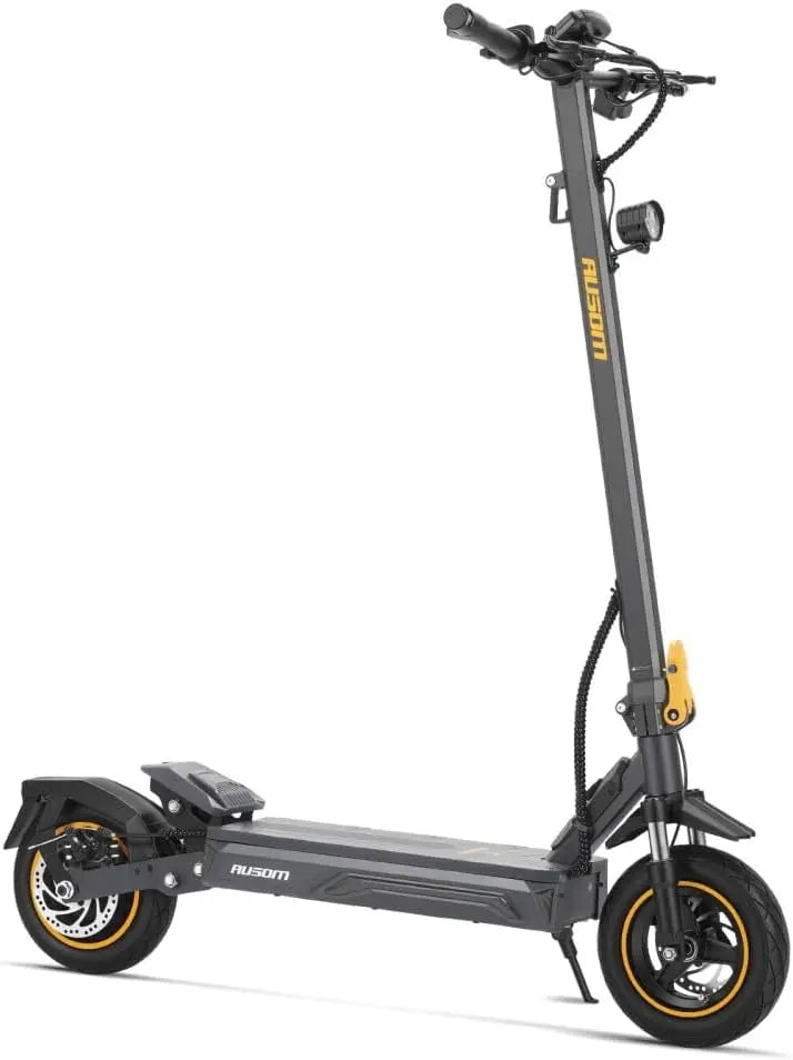 Patinete Eléctrico Ausom K20, 70km Autonomía, Batería 48V 13, 5Ah, Suspensión ShocFree, Neumáticos 10' Antipinchazos, Frenos de Disco+E-ABS