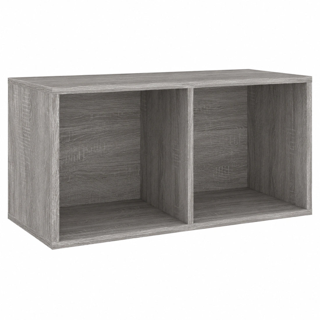 vidaXL Estantería para Vinilos de Madera Gris 71x34x36 cm
