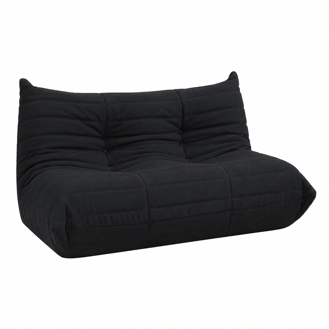 Sofá modular tipo Togo de terciopelo, ideal para salón y dormitorio, 2 plazas