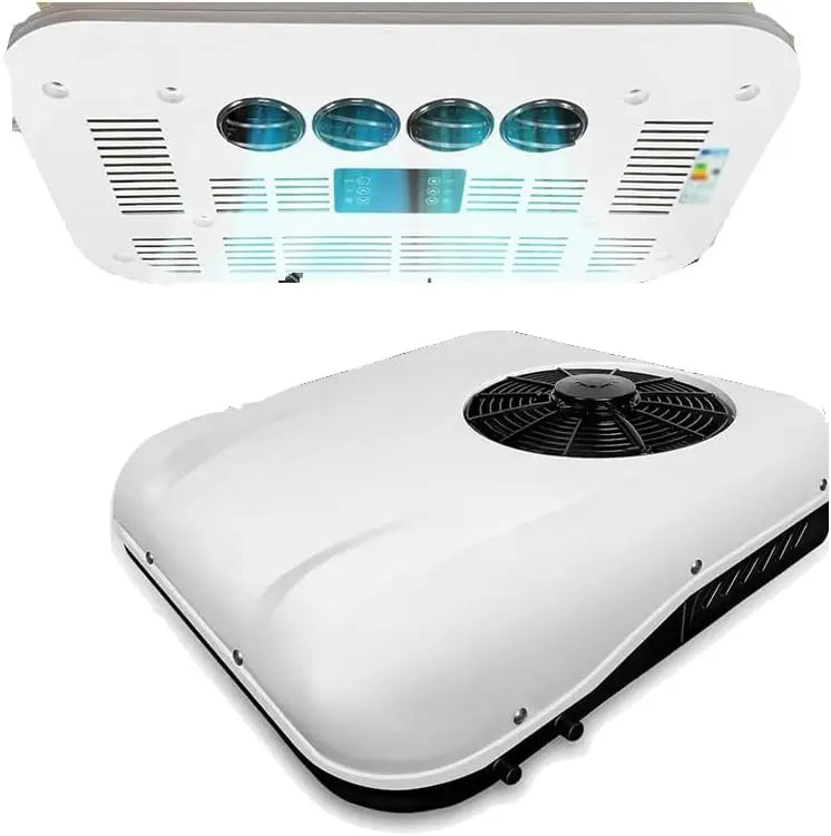 SXHEYUY Aire Acondicionado Caravana Refrigerante Añadido Aire Acondicionado 12V Camion 24V Ar Condicionado Autocaravana, Blanca, 24v