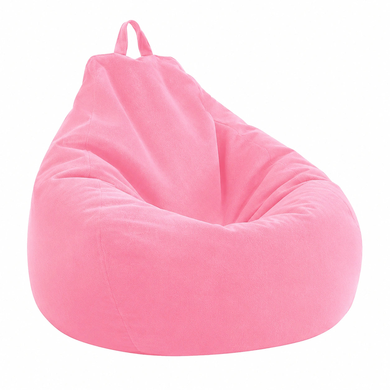 Cojín Gigante de Lino para Adultos y Niños - Funda Rosa XL 100x120 cm