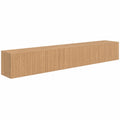 Mueble de TV Juliette 270 cm, Suspendido, 3 Puertas, Roble