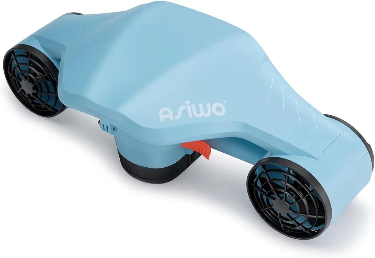 Asiwo Manta 2 Scooter Submarino, Propulsor Acuático de Doble Motor con Soporte para Cámara de Acción, Potente Seasooter para Buceo