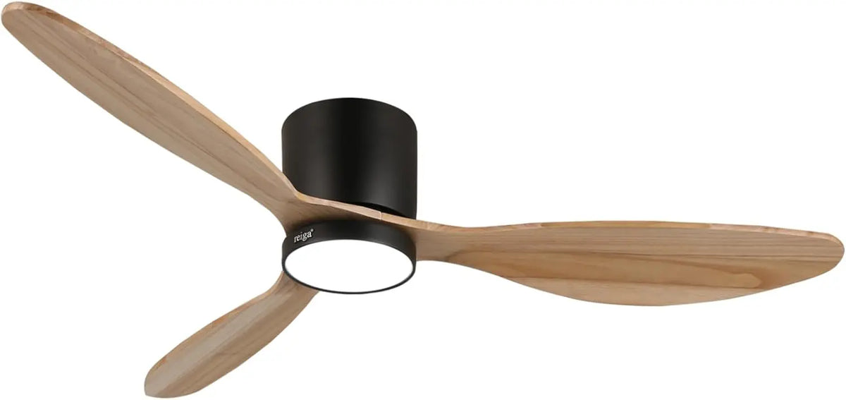 reiga Ventilador de Techo 132 cm con Luz LED, Mando a Distancia