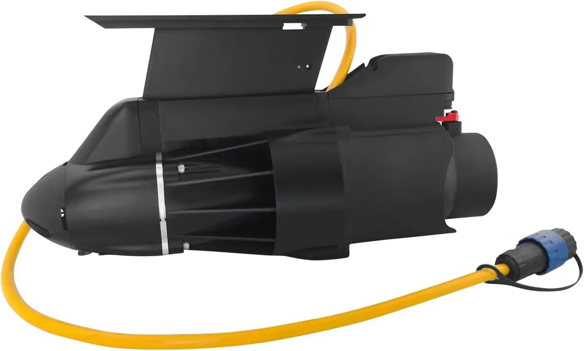 Aleta eléctrica de hélice SUP direccional para barco de pesca, motor de 360 W, 8 km/h, propulsor submarino para tabla de remo y kayaks (Sin batería)