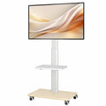 Soporte de TV con ruedas para pantallas de 27 a 65 pulgadas, capacidad 40 kg, compatible VESA 400x400 mm