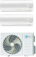 Climatizador aire acondicionado de velocidad variable Diloc Over Dual Split 9+12 9000+12000 Btu D.Over214 R 32 A++ WiFi opcional