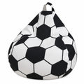 Highdi Funda Puff Futbolera para Adultos e Infantes, Silla Desenfundable 60x70cm
