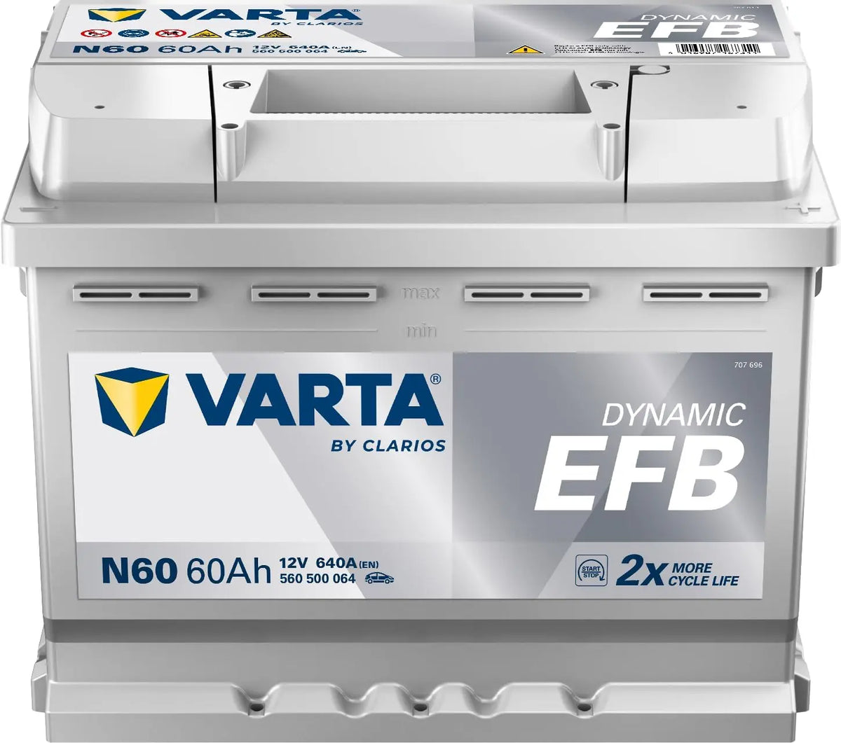 Varta azul Dynamic EFB N60 60Ah 640A