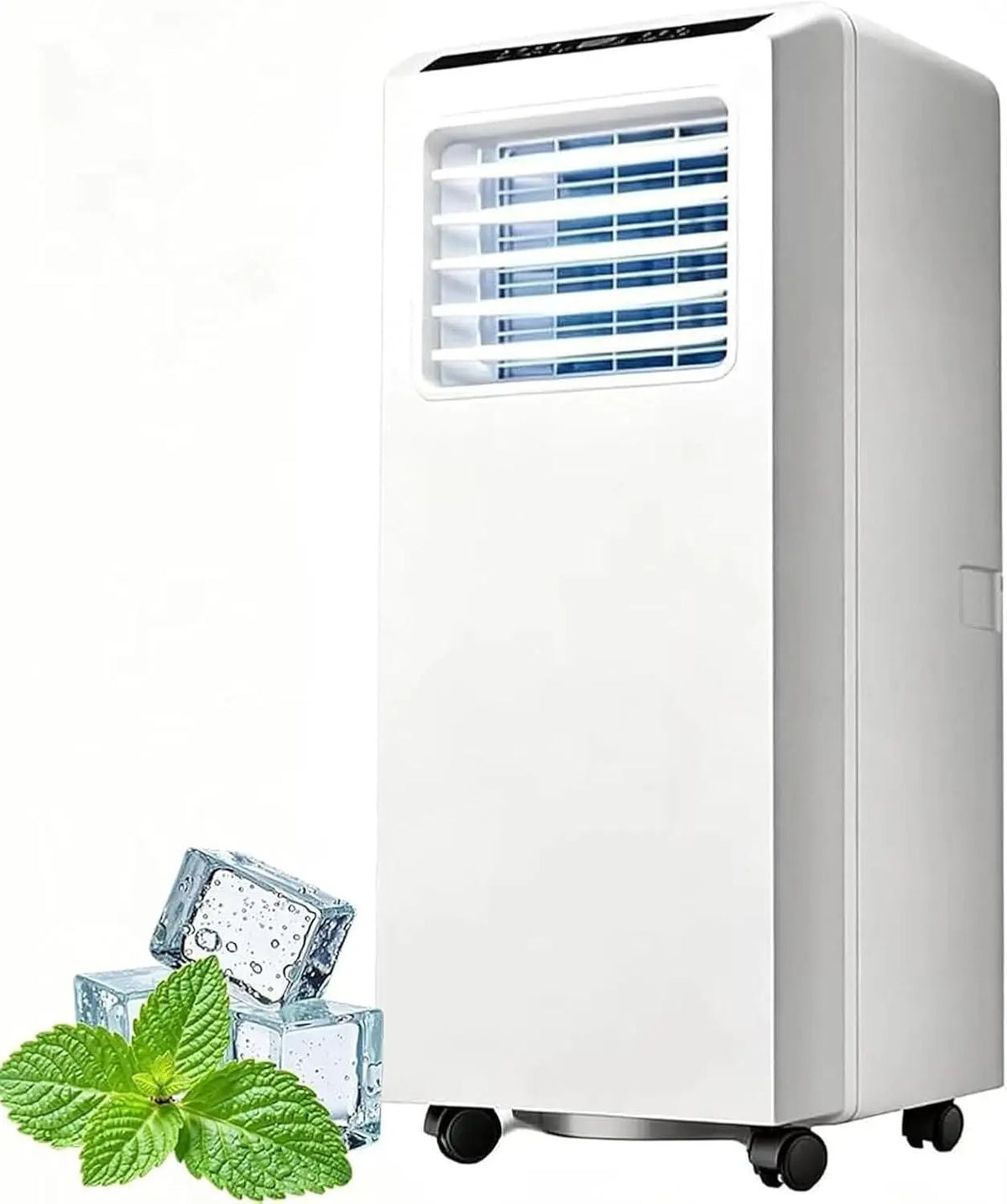 Aire Acondicionado Portátil 8000 BTU Sin Instalación, Enfriador con Mando a Distancia para Habitaciones, Ventilador Ahorro de Energía, 8000btu