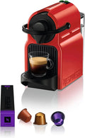 Krups Nespresso Rojo Inissia, Máquina de café espresso en cápsulas, Compacto automático, Presión 19 bar YY1531FD