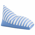 Sillón Puff Ergonómico XXL para Interior y Exterior - Estilo Mediterráneo Azul Claro