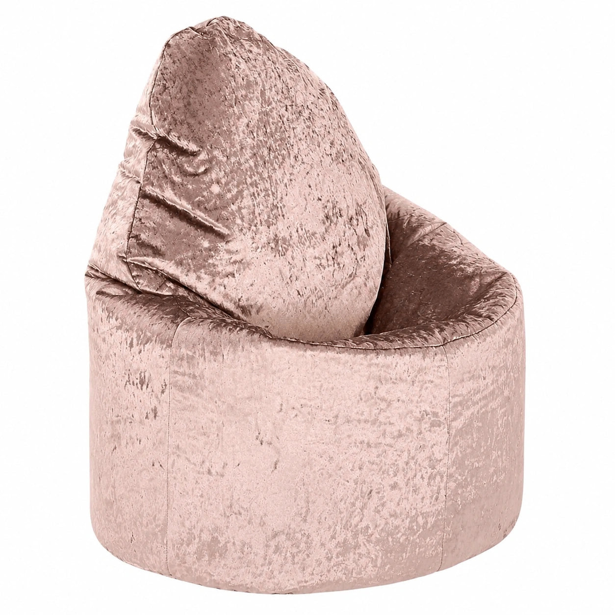 Sillón Puf de Lujo XXL para Adultos - Diseño Moderno Terciopelo (Trufa)