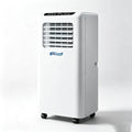 Aire Acondicionado Portátil 14000 BTU Frío y Calor 2 en 1, Enfriador y Calefactor Sin Instalación con Ruedas, Blanco, 5000 BTU