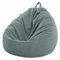 Funda de Puf para Interior y Exterior, Sillón Relajante sin Relleno, 70 x 80 cm, Antracita