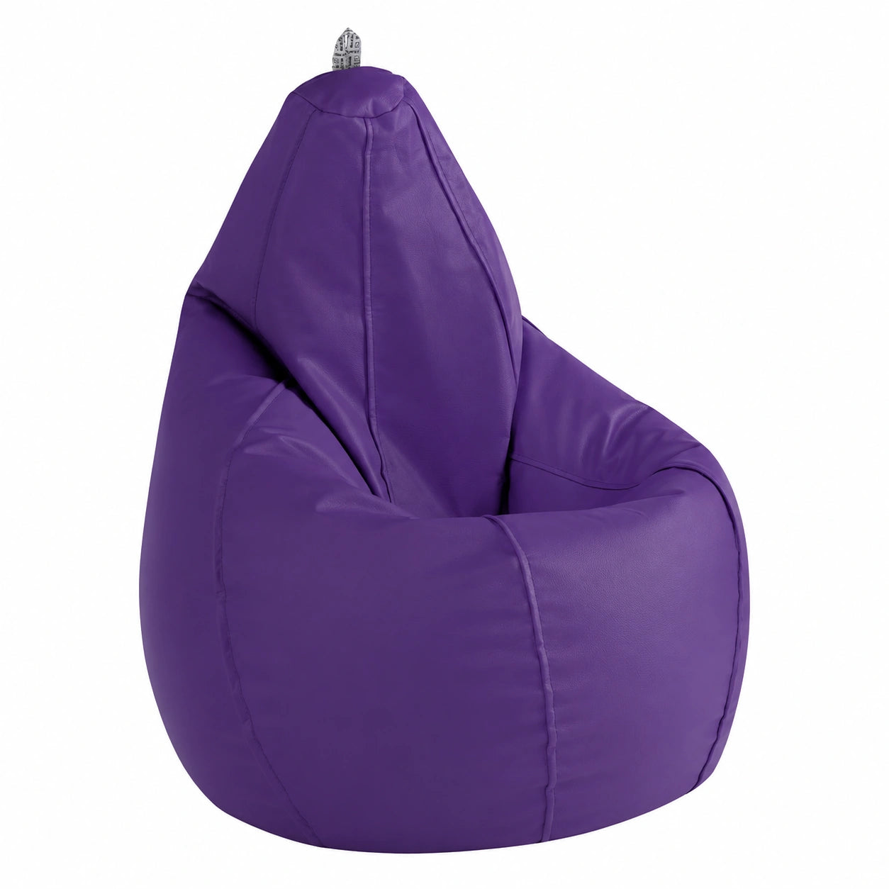 Sillón Puff Ergonómico de Polipiel Resistente para Niños y Jóvenes - Lila XL