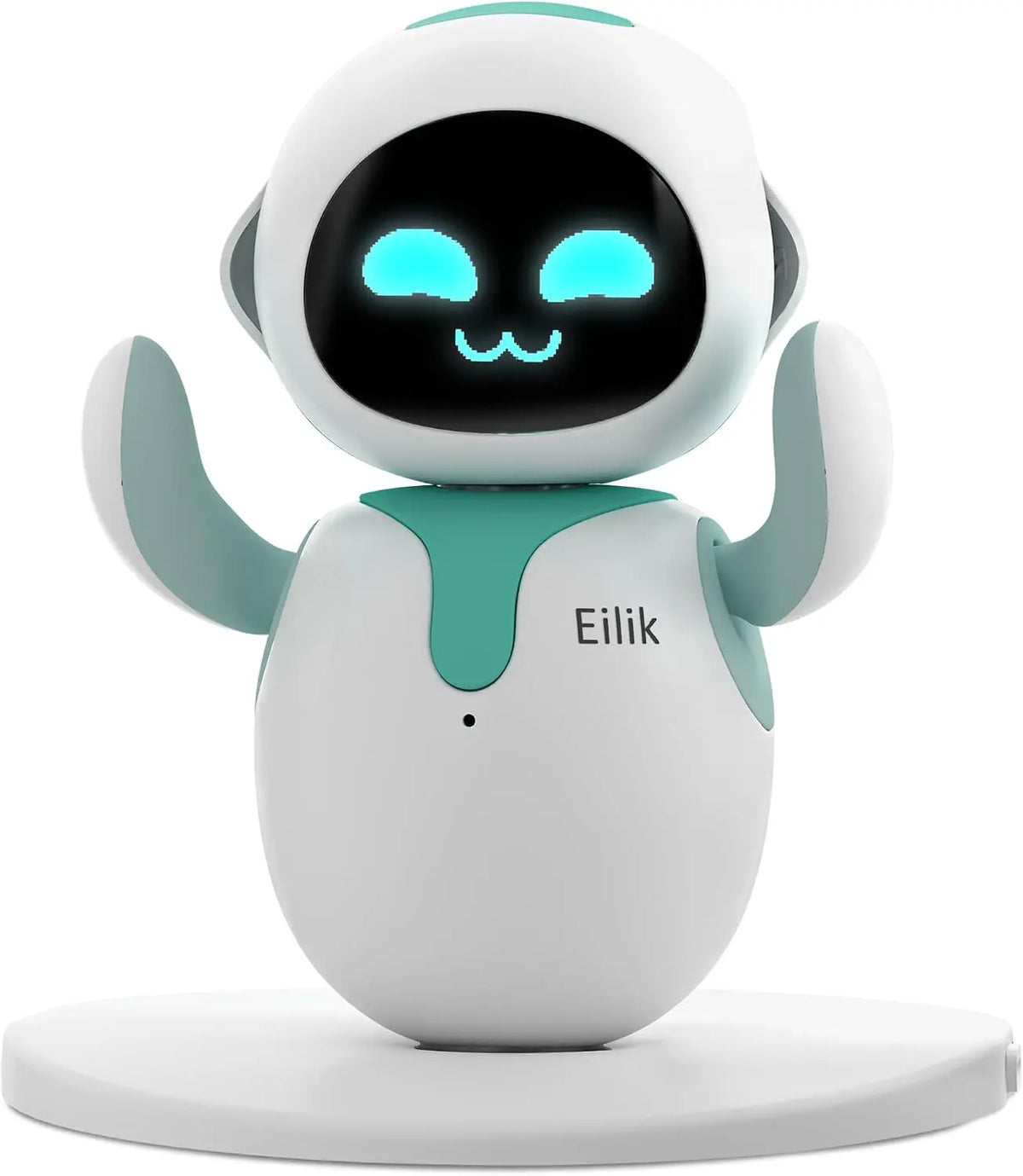Eilik, Robot de Escritorio Interactivo con Personalidad, Animaciones Expresivas y Reacciones al Tocar, Mini-Juegos, Pequeño Robot Compañero