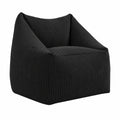 Cojín Infantil con Respaldo para Sillón y Jardín en Negro