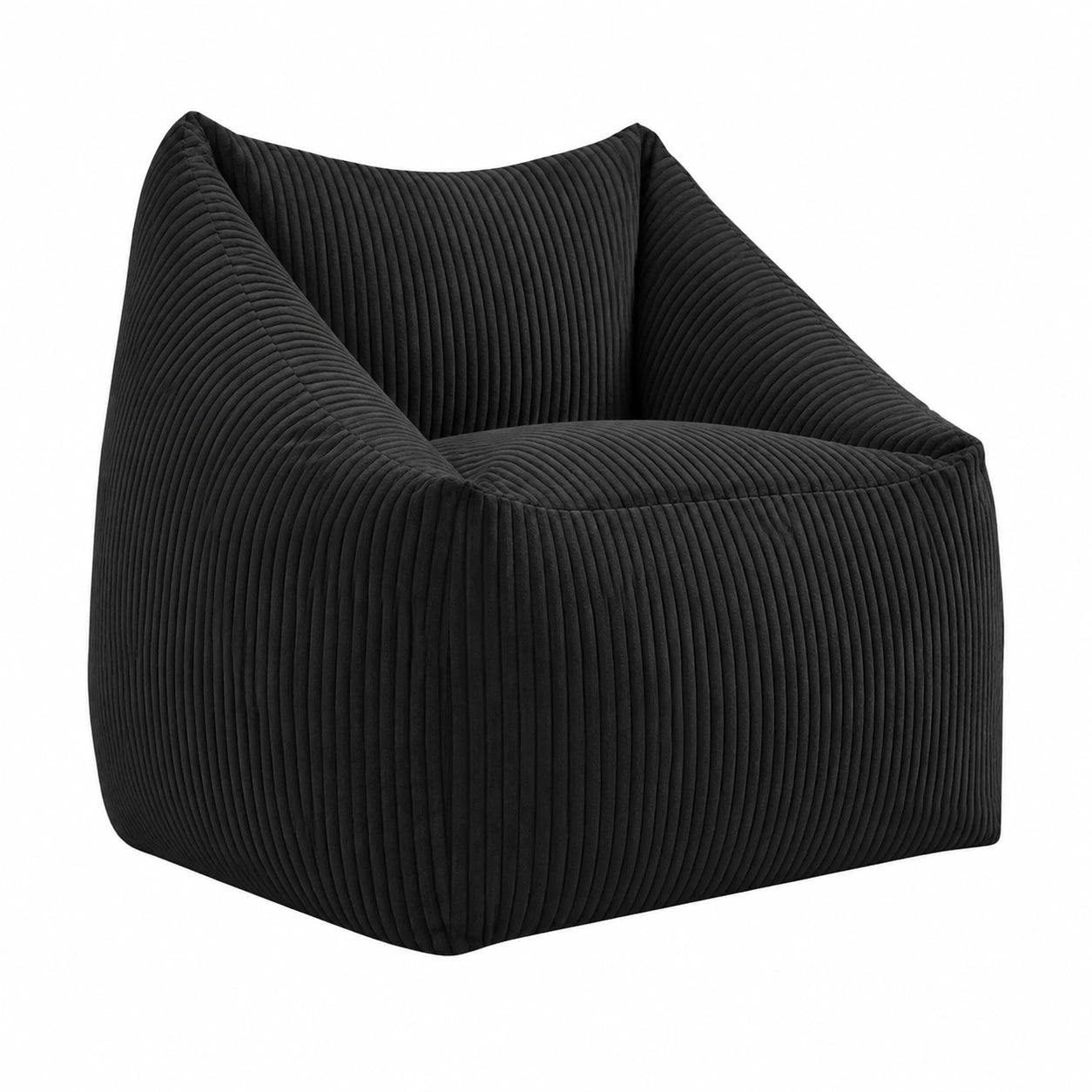 Cojín Infantil con Respaldo para Sillón y Jardín en Negro
