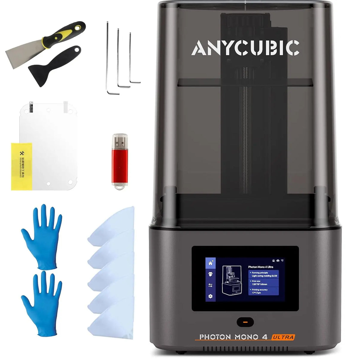 ANYCUBIC Photon Mono 4 Ultra 10K Impresora 3D, 135, 4 x 87 x 165 cm