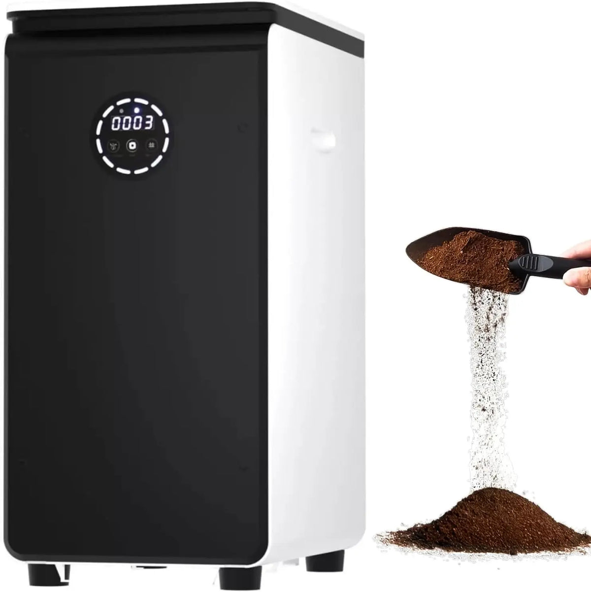 GEME World First Bio inteligente, Compostador eléctrico de 19 L para Cocina, Filtro sin Necesidad de Cambiar, tecnología sin deshidratación