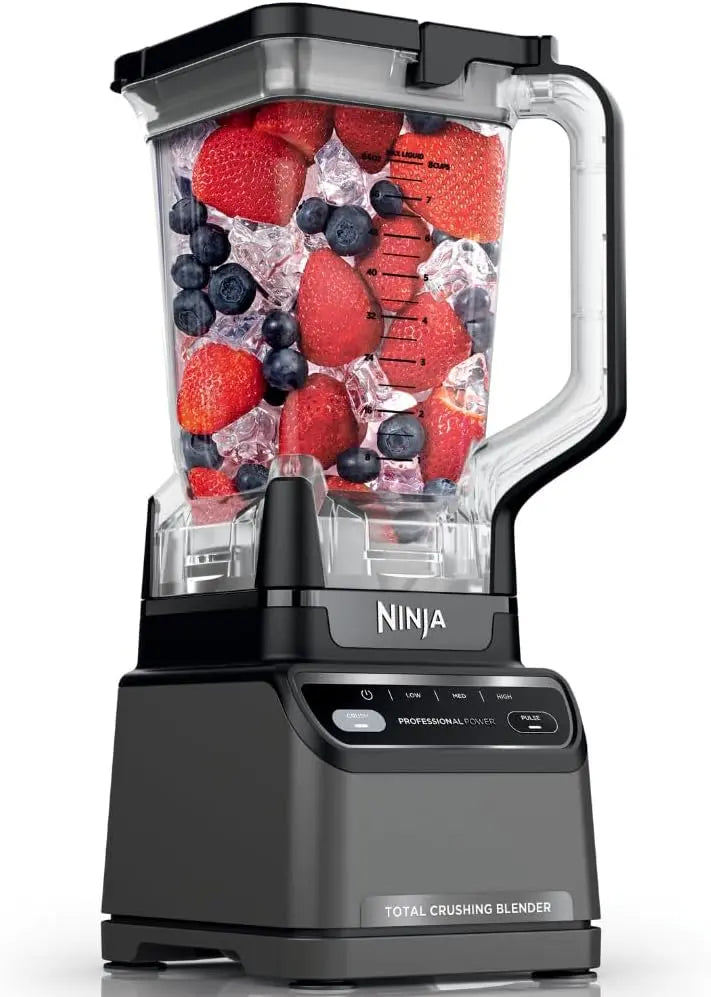 Ninja BR201AMZ, Licuadora profesional 2.0, 1200 vatios, programa Auto-iQ, cuchillas Total Crushing, licuados y bebidas congeladas