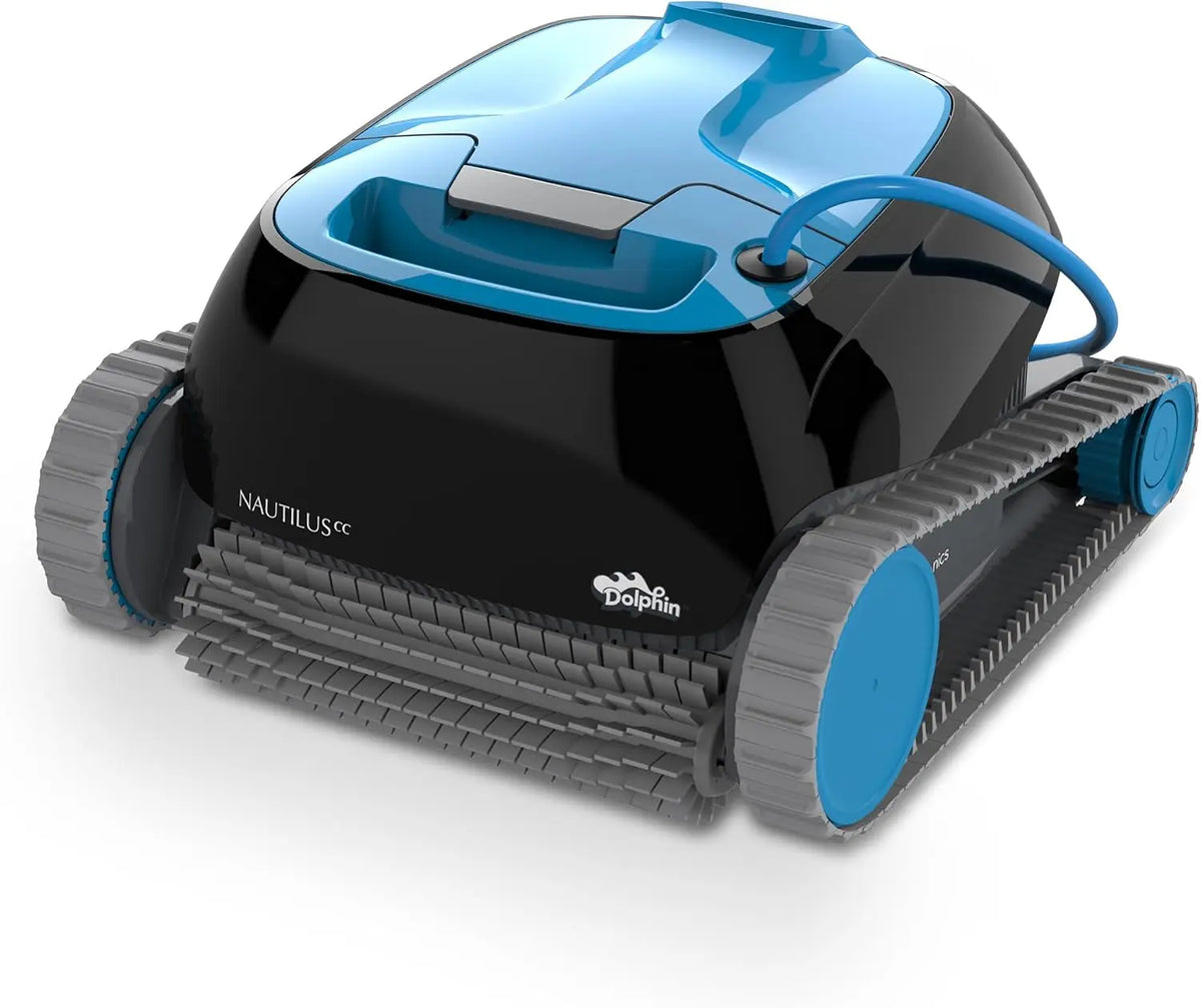 Dolphin Nautilus CC Robot Piscina Limpiafondos y Paredes para Piscinas Enterradas y Desmontables de 10m, Navegación Inteligente, Filtración Fina