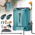 20L Pulverizador de Mochila a Presión con2*2.0Ah Batería Recargable