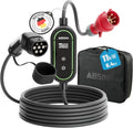 ABSINA Cargador electrico Coche CEE 16A a Tipo 2 con Potencia Ajustable
