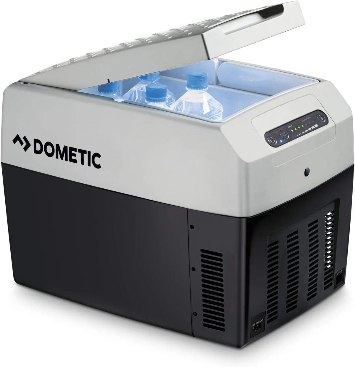 Dometic TCX 14 Nevera 14L, nevera/calientacomidas eléctrica 12/24/230V, compacta, silenciosa y eficiente, para coche, oficina, camping & viajes