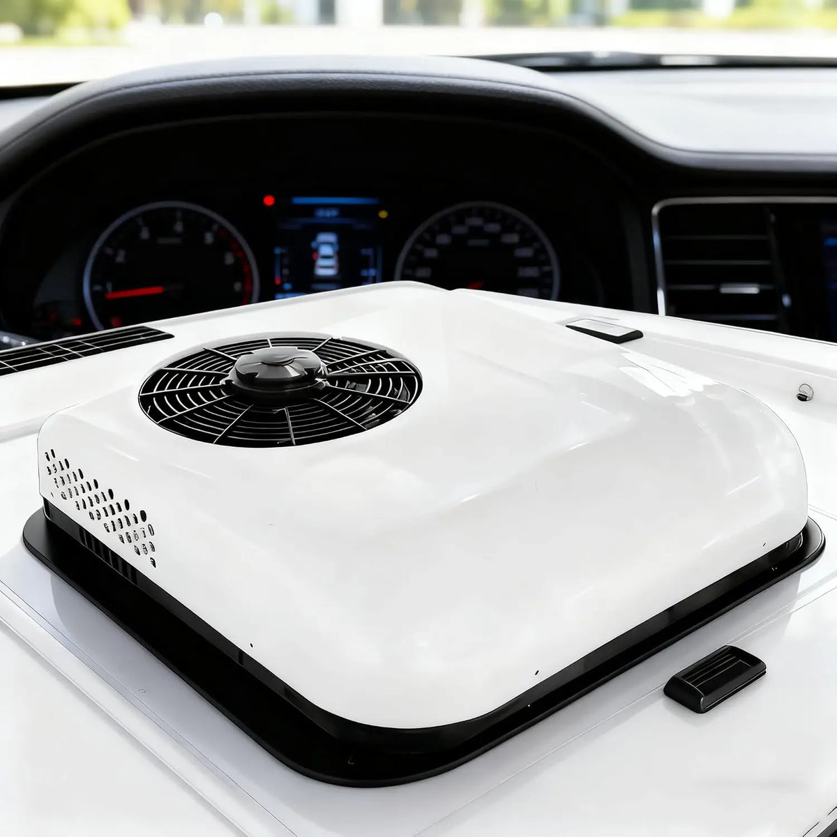 SXHEYUY Aire Acondicionado 12V 24V para Autocaravana Precargado con refrigerante, Blanca, 24v