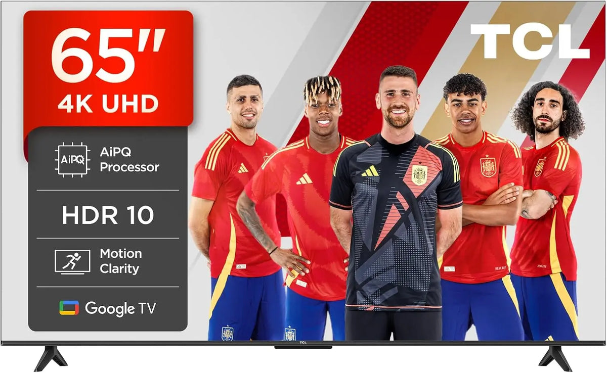 TCL 65V6C 65 Pulgadas 4K HDR Direct LED inteligente TV, Google TV, Dolby Audio