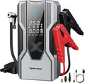 Spardar 8000A Arrancador de Baterias de Coche, 150 PSI, 12 V Booster Bateria (para Todos los Motores de Gasolina y Diésel de 10 L), Plata