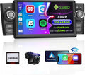 Hikity Android 13 Radio de Coche Inalámbrica Carplay para Fiat Punto 2005-2009 Linea 2007-2011 7'' 2G 64G Radio Estéreo con GPS Bluetooth WiFi FM RD