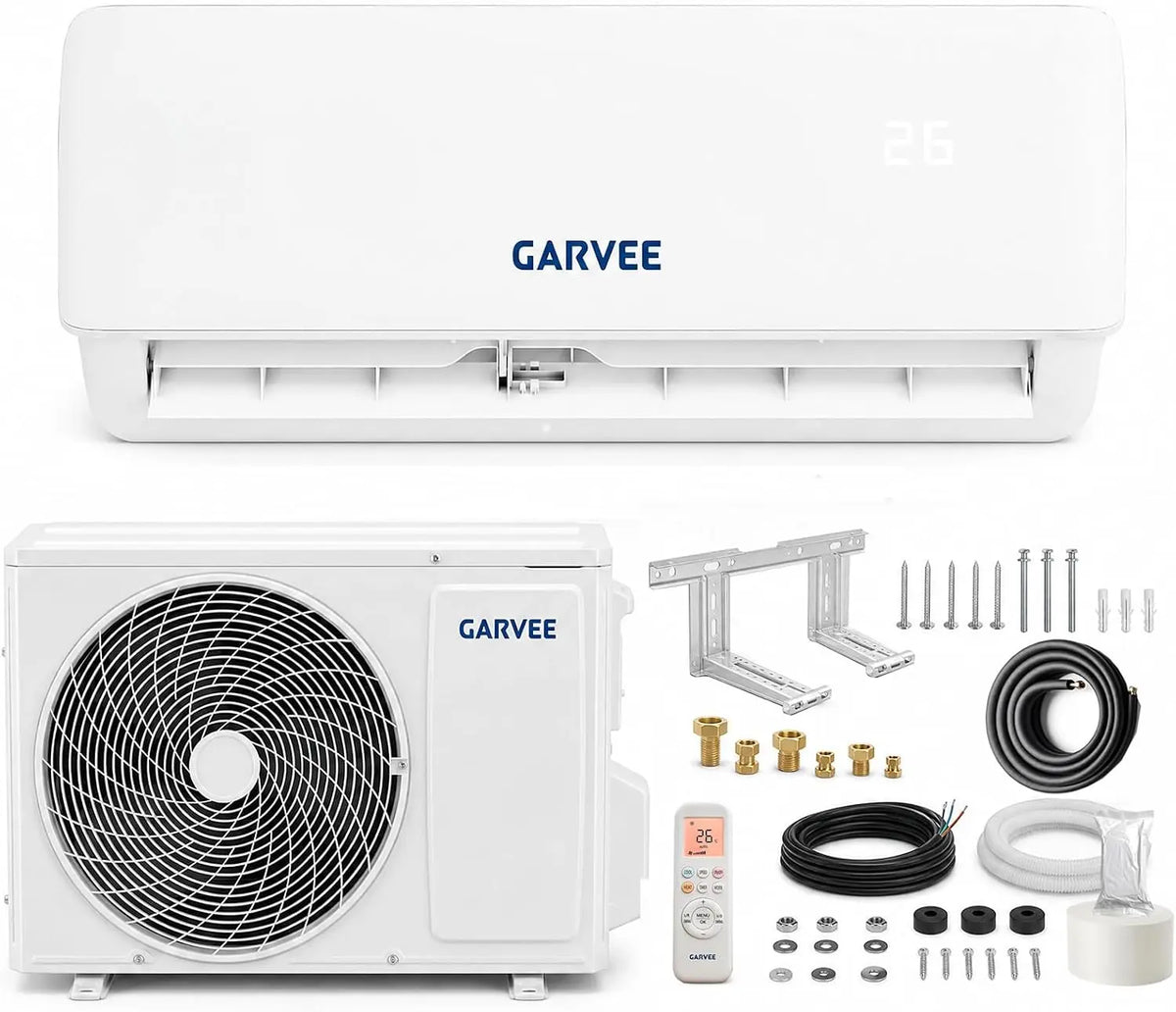 Aire acondicionado split 24.000 BTU (7, 2 kW), de velocidad variable, A++ refrigeración y calefacción, Muy silencioso (19 dB), WiFi/App, R32