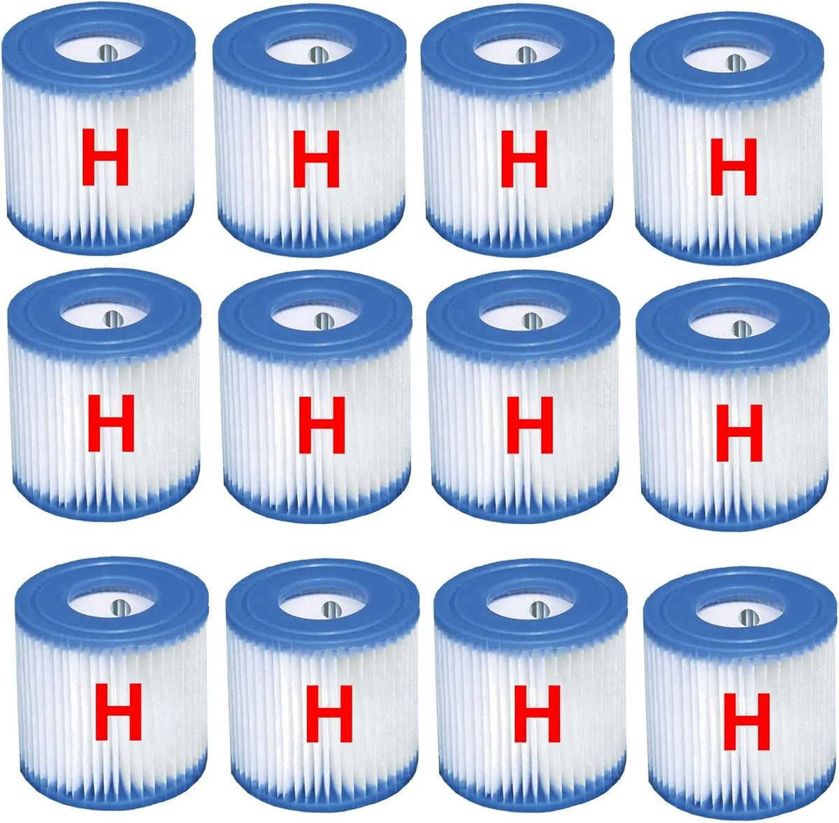 Intex 12 x Cartucho de Filtro Tipo H #29007